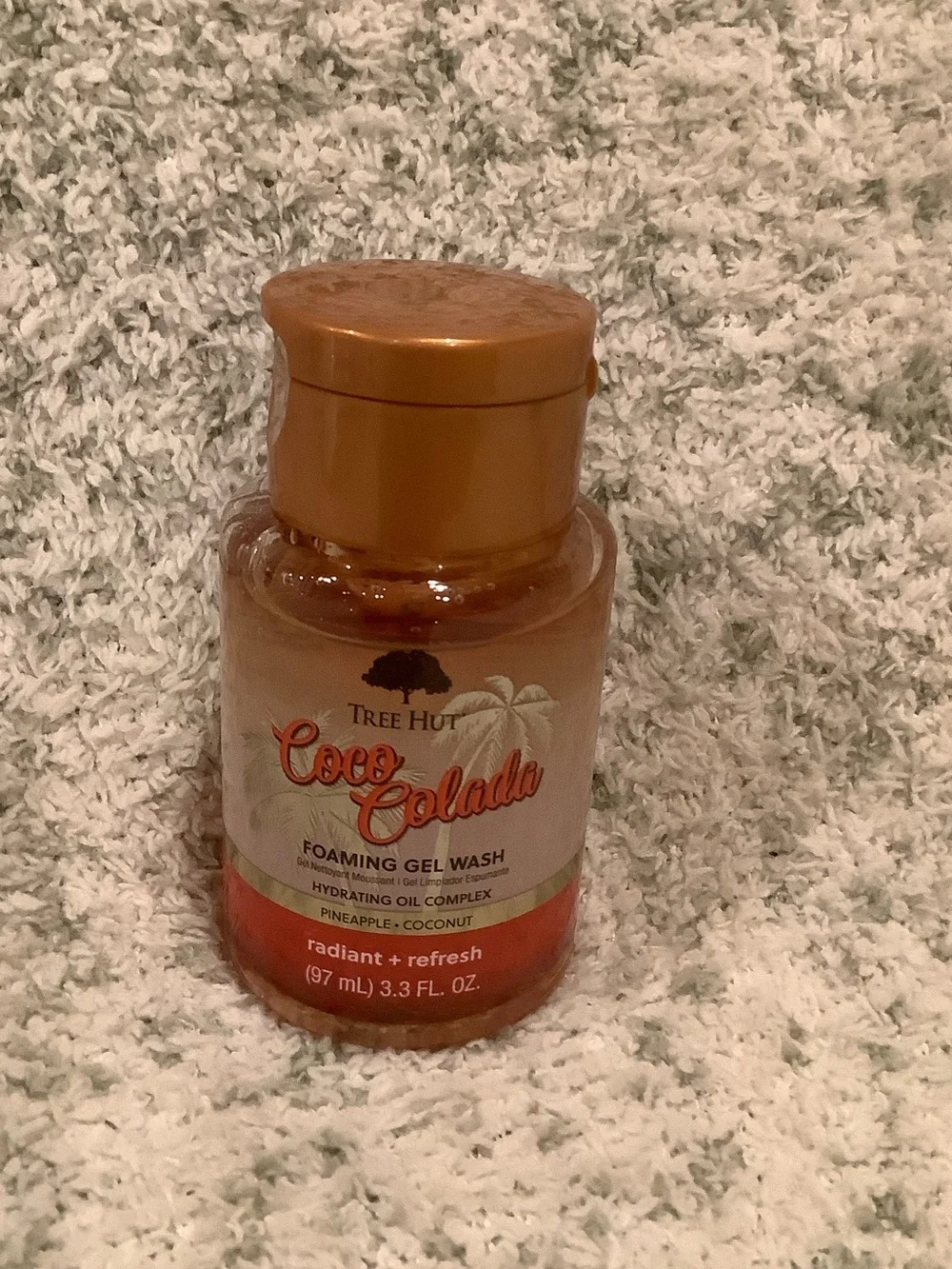 Tree Hut Scented Coco Colada Foaming Gel Wash Coconut Pineapple NWT 3.3oz